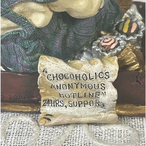 Vintage Chocoholics Anonymous Fanny Sweets Cheeks Boyds Bears “Never Enough” - Picture 4 of 8